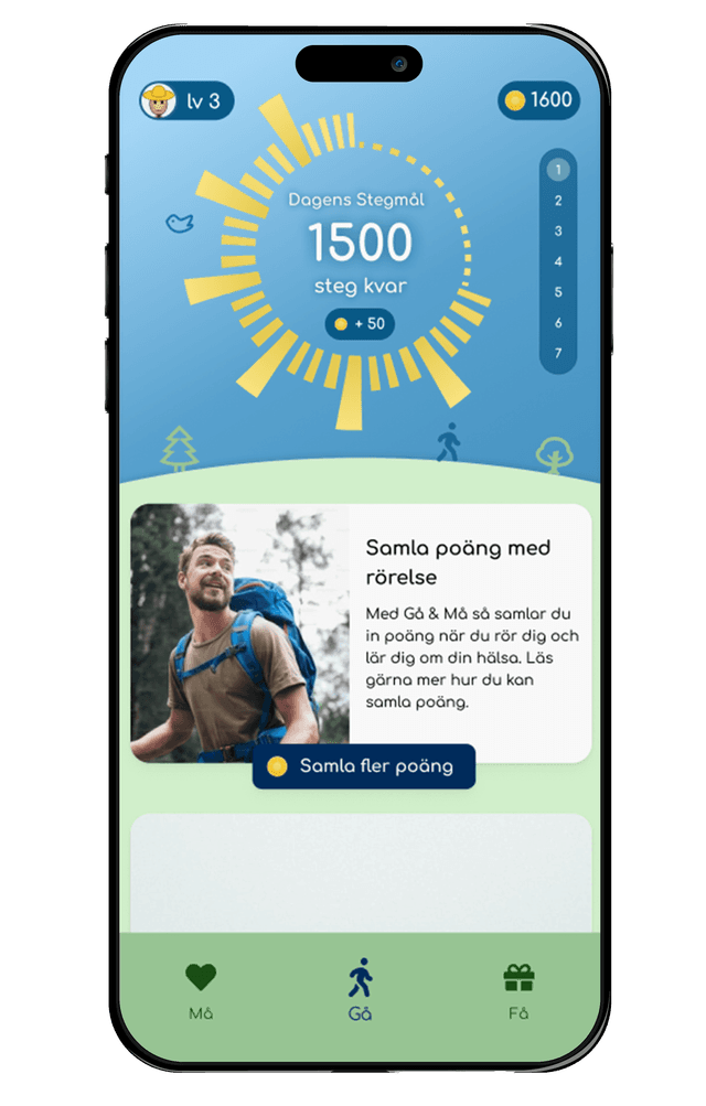 Screenshot of app